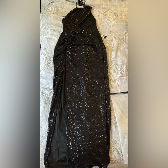 FASHIONOVA Black Golden Hour Sequin Maxi Dress. NEVER-worn NWT - Picture 8 of 10